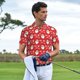 thumbnail image 3 of Balery Merry Christmas Santa Claus A Camisa Polo de Hombre con Estampado, de Manga Corta y Tejido Medio, Camisa Tipo Golf Polo-Medium, 3 of 6
