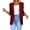 Red, variant on Vedolay Blazer Jackets Women's Casual Long Sleeve Open Front Work Office Fashion Blazer Jackets,Khaki S