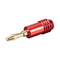thumbnail image 2 of Monoprice 2 Pair Affinity Series 24k Gold Speaker Banana Plug, 2 of 2