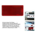 thumbnail image 4 of Safety Reflectors 8Pcs Rectangular Reflectors Water Proof Self Adhesive Reflective Stickers for Caravan Truck Tractor with Lorry Motorcycle Fence Gate Post Reflector, 4 of 7