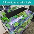 thumbnail image 3 of LED Aquarium Light, 24/7 Full Spectrum 18W Fish Tank Light with Extendable Bracket, Adjustable Brightness, Timer, External Controller for Planted Tanks, 3 of 7