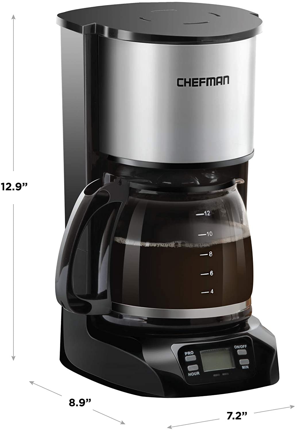 21新商品 Chefman 12 Cup D Off Shut Auto Brewer Electric Maker Coffee Programmable コーヒーメーカー Pathwaysfl Org