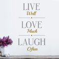 thumbnail image 3 of Vinil Decorativo Lumik Live Love Laugh, 3 of 3