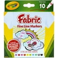 thumbnail image 1 of Marcadores tela Crayola Crayola set 10 punta fina col surtidos, 1 of 3