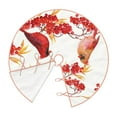 thumbnail image 3 of Bingfone Christmas Tree Skirt Mat Christmas Decoration Interior 36"-Bullfinch On Branch, 3 of 8