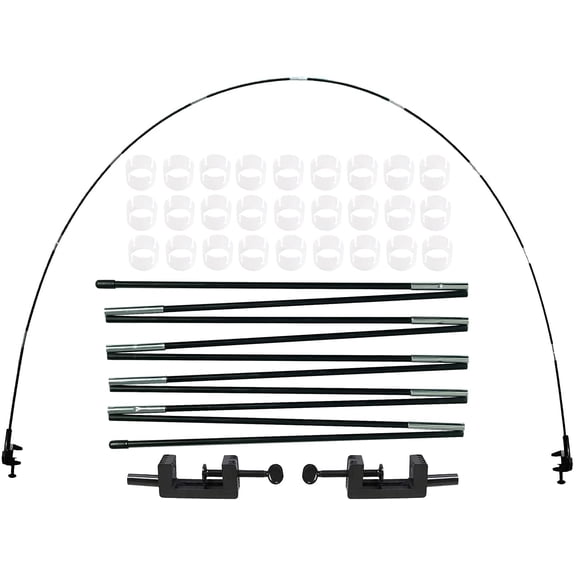 LANGXUN 12ft Table Balloon Arch Kit For Birthday Decorations, Party ,Wedding and Graduation Decorations, Christmas Decorations Baby Shower Bachelor Party Supplies (BLACK)