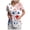 Watermelon Red, variant on COMVALUE Scrub Tops for Women 2026 Summer Independence Day Printed Short Sleeve V Neck Scrubs Nurse Uniforms Tops with Pockets (Watermelon Red, XXL)