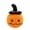Orange1, variant on Handmade Crochet Wool Yarn Pumpkin Desk Ornament with Hat for Positive Autumn Halloween Fall Home Decorations