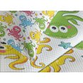 thumbnail image 4 of Ambesonne Octopus Quilted Bedspread Set 3 Pcs, Cheerful Ocean Animals, Queen Size, Multicolor, 4 of 5