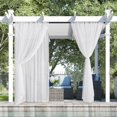 thumbnail image 1 of EcoNesxp Rideaux Voilages Intérieur Extérieur Largeur 108 Pouces Porche Patio Gazebo Balcon Demi-Voilages, 1 of 5