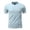 Light Blue, variant on Performance T Shirt Breathable Wicking Athletic Workout Top For Gym Running And Casual Wear, 3XL, Grey