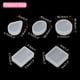 thumbnail image 2 of Kit de Moldes de Silicona para Colgantes de Llaveros de Resina de Forma Mixta de 10 Pcs Uxcell, Blanco, 2 of 6