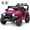Pink, variant on Costway 12V Kids Ride On Truck with 2*12V Motors Spring Suspension & Remote Control Pink