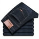 thumbnail image 3 of Pantalones vaqueros elásticos finos de verano de cintura alta elásticos rectos sueltos informales de talla grande pantalones Cargo para hombres jóvenes, 3 of 4