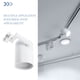 thumbnail image 4 of Pantalla de lámpara de foco LED, accesorio de iluminación de riel regulable, luces de techo, foco empotrado para iluminación de acento interior, blanco, 4 of 8