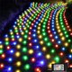 thumbnail image 2 of Guirnalda de luces LED de malla grande para exteriores, 672 luces LED de 24 V CC, 6 x 4 m, 8 modos, para decoración de arbustos y arbustos, 2 of 5