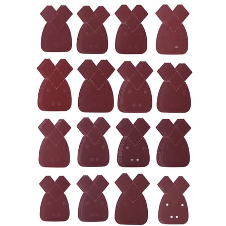 80Pcs 16 Sizes Detail Sander Sanding Sheets Sandpaper with 2 Tip for Black and Decker Detail Sander Accessory