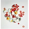 thumbnail image 5 of Flower Glass Beads For Bracelets Making, DIY Jewelry Supplies, Gift For Beader, 40 pcs, Hibiscus, 5 of 9