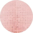 thumbnail image 1 of Ahgly Tapis d'Intérieur Lavable en Machine Carré Transitionnel Rose Bubble Gum Rose, 3 Pieds Carré, 1 of 7