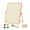 B, variant on Whiteboards Message Board with Markers Double-Sided Whiteboard for Students Teacher Classroom