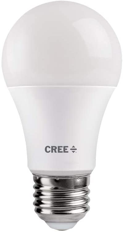 Cree Lighting A19 40 Watt Equivalent LED Bulb, Dimmable, Bright White
