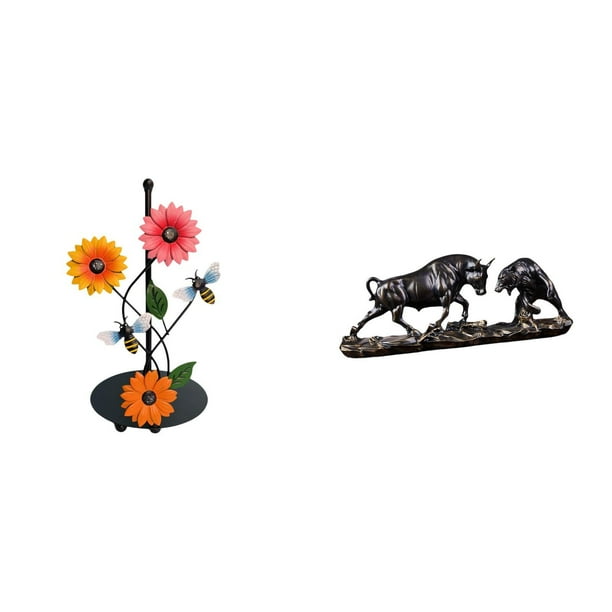 Dispensador De Toallas De Papel Con Forma De Toro, Antideslizante, Vertical, Con Soporte Para Pañuelos. Diseño Moderno Con Esculturas De Vacas Chinas. Ideal Para Escritorio O Como Regalo De