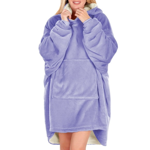 Sudadera Tipo Hoodie Cobija Unisex Hoodie Shendy Vendy Con Capucha Afelpada Suave Azul Claro