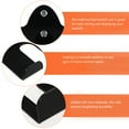 thumbnail image 3 of Phenofice 1Set Barbell Holder Iron Storage Rack Modern Design Rectangular for Home Gym Athletes, 3 of 8