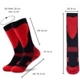 thumbnail image 3 of 2 pares de calcetines de esquí para niños, calcetines térmicos cálidos para niños y niñas, calcetines para nieve, calcetines para exteriores, patinaje, senderismo, invierno, 3 of 6