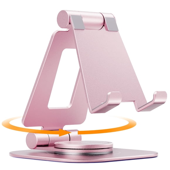 Soporte giratorio Nulaxy A4 EX para todos los teléfonos, color oro rosa