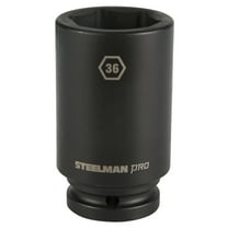 Steelman Pro 3/4 in. Drive 36mm 6 Point Deep Impact Socket 79262