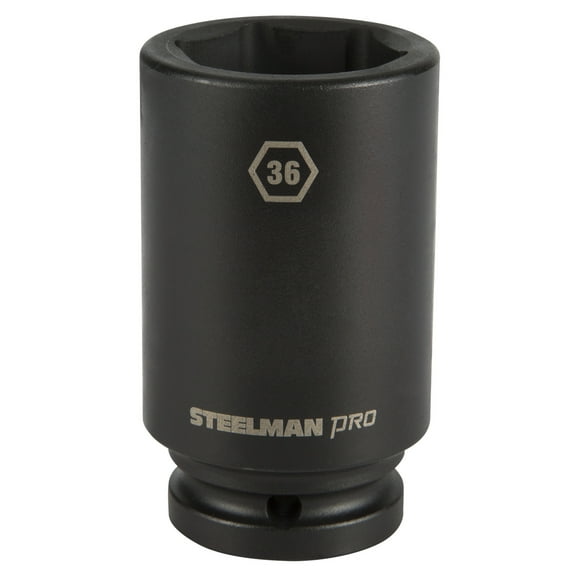 Steelman Pro 3/4 in. Drive 36mm 6 Point Deep Impact Socket 79262