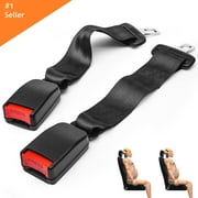 Luwen Ventures Premium Seat Belt Extender, 14 inches, pack of 2
