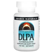 Source Naturals DLPA DL-Phenylalanine* - 750 mg - 60 Tablets