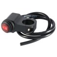 thumbnail image 2 of Interruptor de luz de 12 V Interruptor de manillar Interruptor de luz de motocicleta a prueba de agua Interruptor de palanca de manillar de aleación de aluminio, 2 of 5