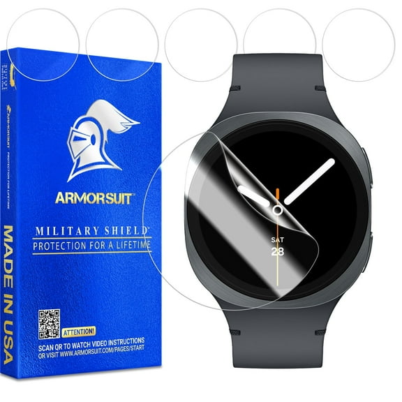 ArmorSuit 6 Pack for Samsung Galaxy Watch 8 (40mm) Anti-Glare Screen Protector MilitaryShield Matte Film - Made in USA