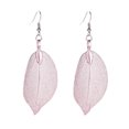 thumbnail image 1 of Funie Tree Leaf Shape Alloy Hollow Bright Dangle Hook Earrings Fashion Jewelry for Wedding, 1 of 8