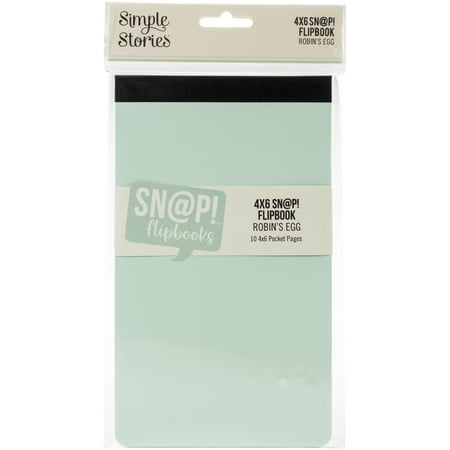 UPC: 0816502023993 | Simple Stories Sn@p! Flipbook 4 X6 -Robin s Egg