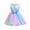 Pink, variant on Odeerbi Girls Dress Baby Girls Clothes Toddler Kids Sleeveless Mermaid Bow Skirt Dress Princess Dress Pink