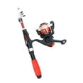thumbnail image 1 of Telescopic Fishing Rod Rustproof Fishing Reel Kit Lightweight Portable Fishing Pole Kit for Beginners Saltwater, 1 of 9