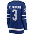 thumbnail image 3 of Women's Fanatics John Klingberg Blue Toronto Maple Leafs Home Breakaway Player Jersey, 3 of 3