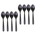thumbnail image 5 of 8pcs Imitation Porcelain Spoons Tableware Black Frosted Imitation Porcelain Spoons, 5 of 5