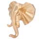 thumbnail image 5 of Gancho para colgar toallas de pared de baño de resina con forma de Animal de estilo europeo único, decoración de baño, elefante, 5 of 12