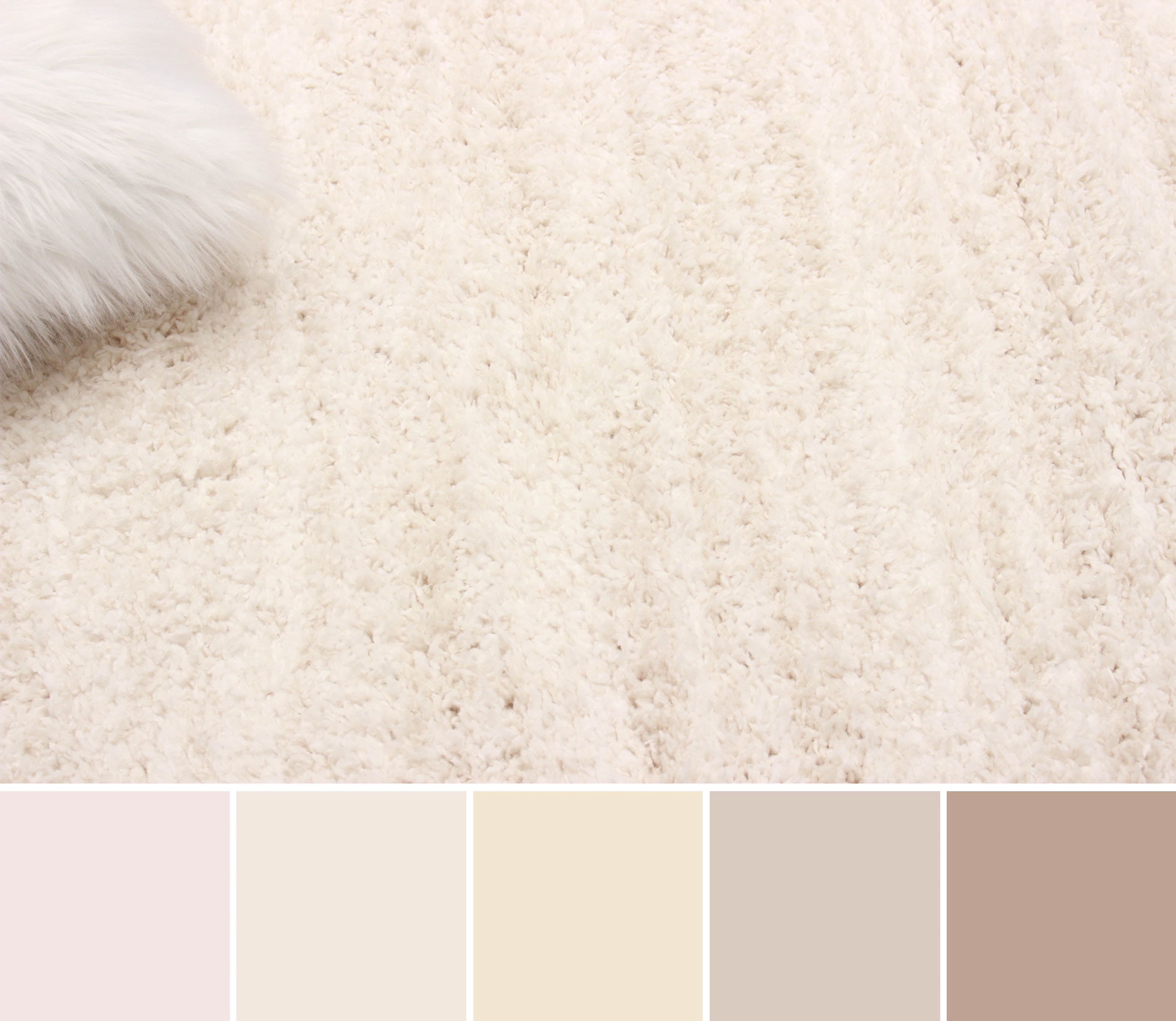 ECARPET Yeti Contemporary/Modern, Plush & Shags Area Rug for Living Room, Bedroom, Dining Room, Entrance, Hallway and More.