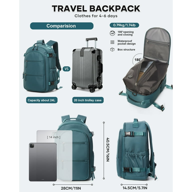 Travel Vacuum Seal Backpack with Compression, Waterproof Backpack with Air  Pump, Personal Item Bag United Airlines Approved, Backpack Airbag Mochila  ...