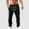 thumbnail image 2 of Zszcpp Jogging Pants For Men Cool Cropped Long Simple Cartoon Softable Print Handsome Lounge Trousers Casual Trouser, 2 of 5