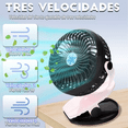 thumbnail image 4 of Ventilador De Escritorio BLOOSOM portátil recargable con clip, 4 of 4