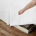 thumbnail image 5 of Spacesaver White Tailored Cotton Bed Skirt, Twin, 5 of 10