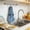 Blue-BU, variant on Hanging Hand Towels, Kitchen Towels, Cloth Hand Towel with Hook for Bathroom, Pig Design, 1 Count