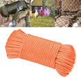 thumbnail image 1 of 650 /Parachute Cord - Type III 650 Tensile Strength Strong - Nylon , Orange, 100 ft, 1 of 10